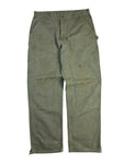 Vintage Carhartt Double Knee Workpants 90s Olive 38x34