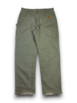 Vintage Carhartt Double Knee Workpants 90s Olive 38x34