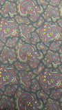 Vintage Schal Kachmir & Seide Made In England Paisley