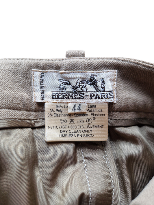 Vintage Hermès Rock Made In France Riri Zip Braun 44