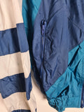 True Vintage All Nations Adidas Trackjacket grün blau M