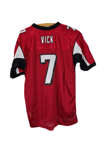 Atlanta Falcons NFL Reebok Michael Vick Jersey White Mens Size 2XL