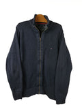 Tommy Hilfiger Premium Cotton Zipper Navy L