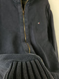 Tommy Hilfiger Premium Cotton Zipper Navy L