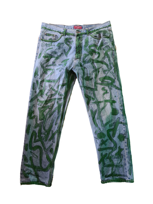 Vintage Customized Gringo Jeans L-XL