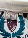 Vintage Champione Sweater Challange Bestickt Weiß XL