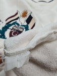 Vintage Champione Sweater Challange Bestickt Weiß XL