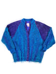 Rare! Vintage Jinx Senior Strickjacke Mohair Aquamarin M