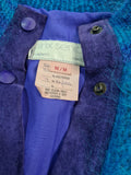 Rare! Vintage Jinx Senior Strickjacke Mohair Aquamarin M