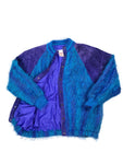 Rare! Vintage Jinx Senior Strickjacke Mohair Aquamarin M