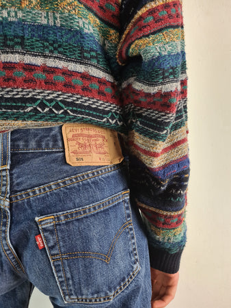 Vintage Levis 501 Jeans Dunkelblau W30 L32