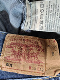 Vintage Levis 501 Jeans Dunkelblau W30 L32