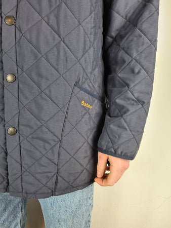 Basic Barbour Steppjacke D371 Eskdale Jacket Dunkelblau M