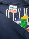 Rare! Vintage Champion x Hanes Shirt Champknit Atlanta Olympiade 1996 L