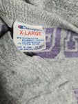 Rare! Vintage Champion Shirt Niagara University Made in USA Bedruckt Grau L-XL