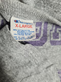 Rare! Vintage Champion Shirt Niagara University Made in USA Bedruckt Grau L-XL