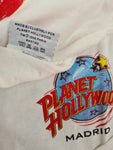 Vintage Planet Hollywood Shirt Madrid Torero 1998 Backprint Weiß XL