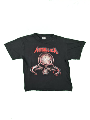 Vintage Metallica Shirt American T-Shirt Schwarz M