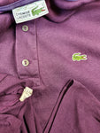 Vintage Lacoste Poloshirt Classic Made In France Lila XL