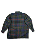 Vintage Jäger & Koch Hemd Scottisch Tartan Pure Wool L-XL