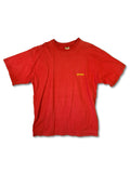 Vintage Ferrari Shirt Spellout Rot XL