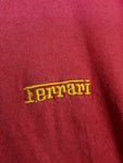 Vintage Ferrari Shirt Spellout Rot XL