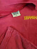 Vintage Ferrari Shirt Spellout Rot XL