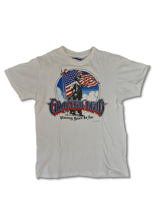 Rare! Vintage Hanes Shirt 1985 Grateful Dead Twenty Years So Far M