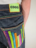 Moderne Coogi Jeans Tetris Style W34 L34