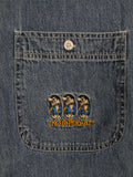 Vintage The Flintstones Kurzarmhemd Jeans XL