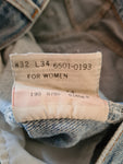 Vintage Levis Jeans Basic 501 For Women Made In Mexico W32L34
