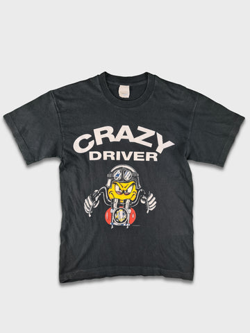 Vintage Screen Stars Shirt Crazy / Ex Driver Single Stitched M-L