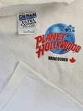Rare! Vintage Planet Hollywood Shirt Vancouver Backprint XL