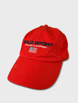 Vintage Ralph Lauren Cap Polo Sport Rot Unisize