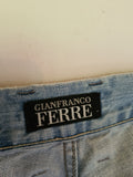 Y2k Gianfranco Ferre Jeans Stickerei auf Hosentasche W31 L34