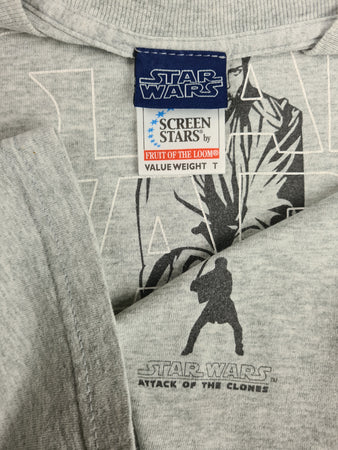 Vintage Screen Stars Shirt Star Wars Attack Of Clones Promo M