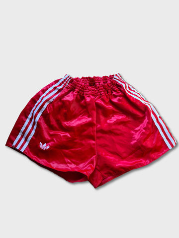 Rare! Vintage Adidas Shorts Ventex Made In France Shiny Runner M-L