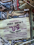 Vintage Angelo Santini Hemd Kurzarm M-L