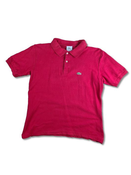 Modernes Lacoste Polo Made In Peru Basic Rot (6) XL