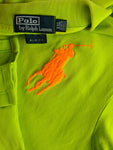 Modernes Ralph Lauren Poloshirt Slim Fit Big Logo Grün XXL