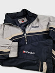 Y2K Fubu Jacke Basic Logo Im Nacken M-L