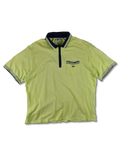Vintage Lacoste Poloshirt Reißverschluss Brusttasche Gelb (7) XXL