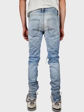 Moderne Fear Of God Jeans Sixth Collection Skinny Destroyed FOG Riri Zipper (30) M