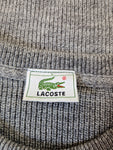 Moderner Lacoste Strickpulli Grau Basic (4) M