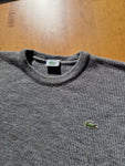 Moderner Lacoste Strickpulli Grau Basic (4) M