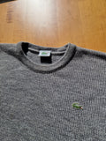 Moderner Lacoste Strickpulli Grau Basic (4) M