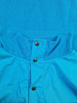 Vintage Head Sweater Halbe Knopfleiste Golf Blau M-L