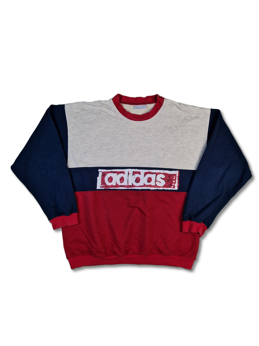 Rare! Vintage Adidas Sweater Spellout Made In South Africa L