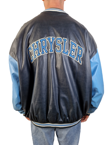 Vintage Chrysler Collegejacke Used Look XXL