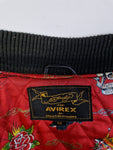 Y2K Ed Hardy X Avirex Collegejacke Leder XL